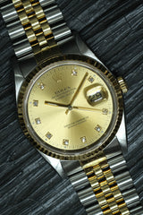 Rolex - Datejust Ref. 16233 "Diamond Champagne Dial"