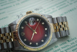 Rolex - Datejust Ref. 16233 "Red Vignette Dial"