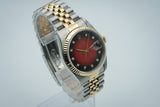 Rolex - Datejust Ref. 16233 "Red Vignette Dial"