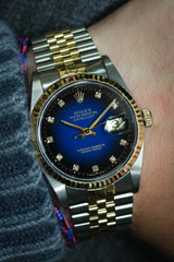 Rolex - Datejust Ref. 16233 "Blue Vignette Dial"
