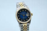 Rolex - Datejust Ref. 16233 "Blue Vignette Dial"