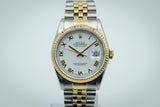 Rolex - Datejust Ref. 16233 "White Roman" Papers
