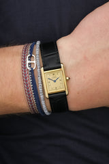 Cartier - Tank Vermeil "Cartier Serivce / Box / Excellent Condition" Ref. 3 66001