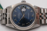 Rolex - Datejust Ref. 16234 "Blue Roman"