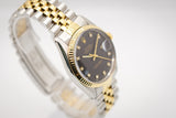 Rolex - Datejust Ref. 16013 "Black Diamond Dial"
