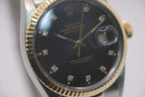 Rolex - Datejust Ref. 16013 "Black Diamond Dial"