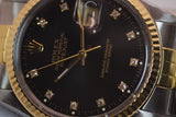 Rolex - Datejust Ref. 16013 "Black Diamond Dial"