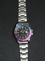 Rolex - GMT-Master Ref. 1675 "Fuchsia" Mark I Zink-Sulfid Zifferblatt Full-Set