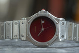 Cartier - Santos Ronde Ocatagon Ref. 2965 Burgundy