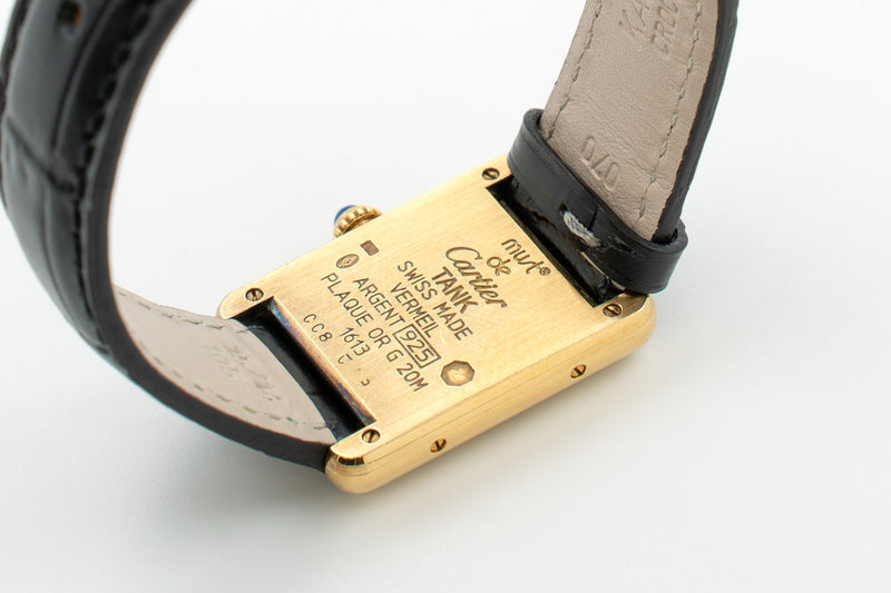 Cartier - Tank Vermeil Must de Ref. 1613