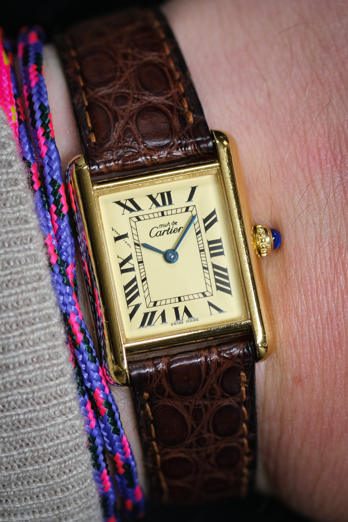 Cartier - Tank Vermeil Must de Ref. 2415 – Artisans of Time