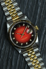 Rolex - Datejust Ref. 16233 "Red Vignette Dial"