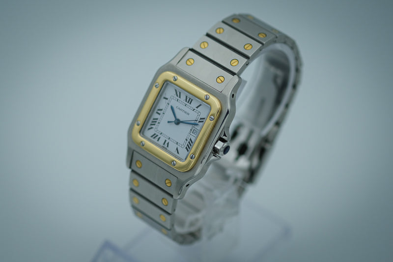 Cartier - Santos Carree Stahl/Gold Ref. 2961