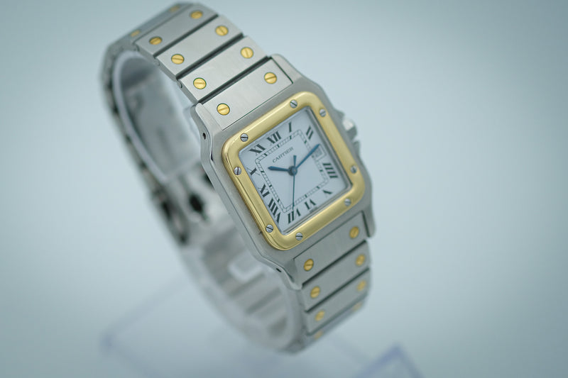 Cartier - Santos Carree Stahl/Gold Ref. 2961