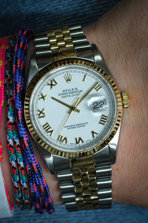 Rolex - Datejust Ref. 16233 "White Roman" Papers