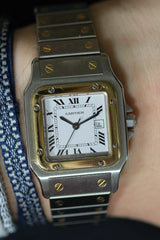 Cartier - Santos Carree Steel/Gold Ref. 2961