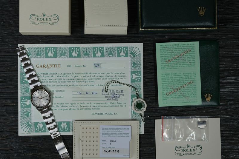 Rolex - Air King Full-Set Ref. 5500