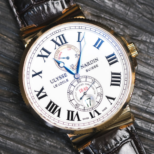 値下げ！Marine Chronometer Ulysse Nardin Ulysse Nardin - Marine Maxi Chronometer Ref. 266-67 – Artisans of Time