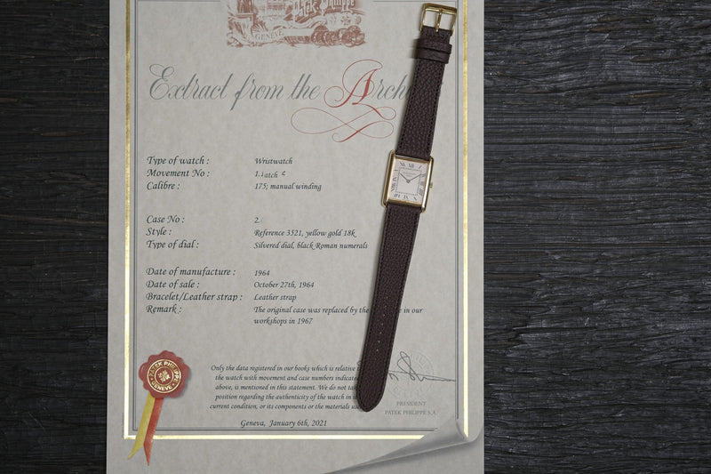 Patek Philippe - Tank/Gondolo Ref. 3521