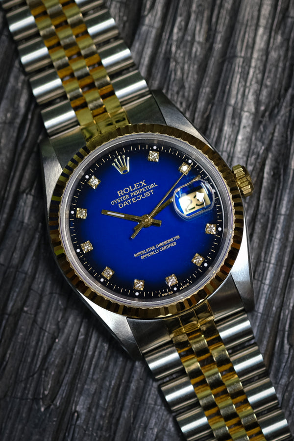 Rolex - Datejust Ref. 16233 "Blue Vignette Dial"