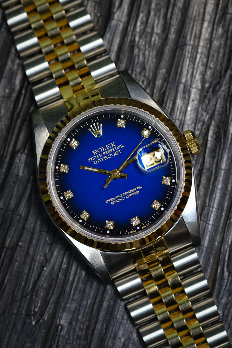Rolex - Datejust Ref. 16233 "Blue Vignette Dial"