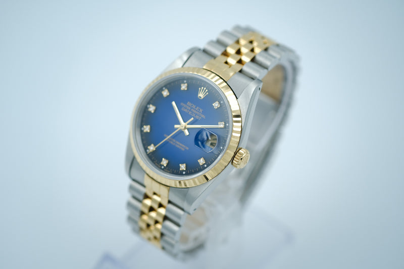 Rolex - Datejust Ref. 16233 "Blue Vignette Dial"
