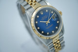 Rolex - Datejust Ref. 16233 "Blue Vignette Dial"