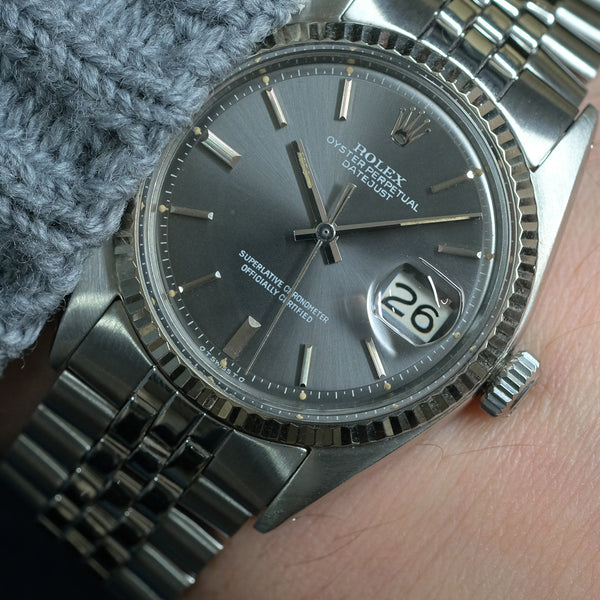 Rolex 1601 sale black dial