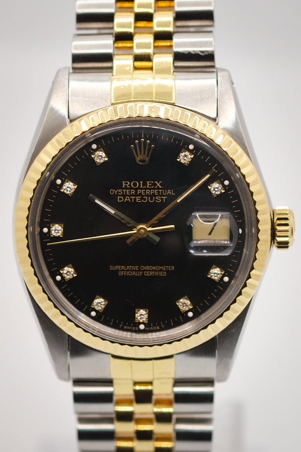 Rolex - Datejust Ref. 16013 "Black Diamond Dial"