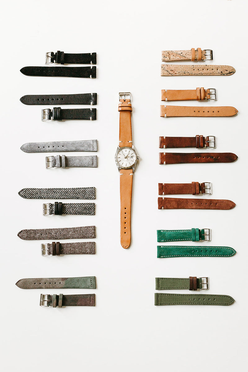 The Legionary - Camouflage Suede Watch Strap