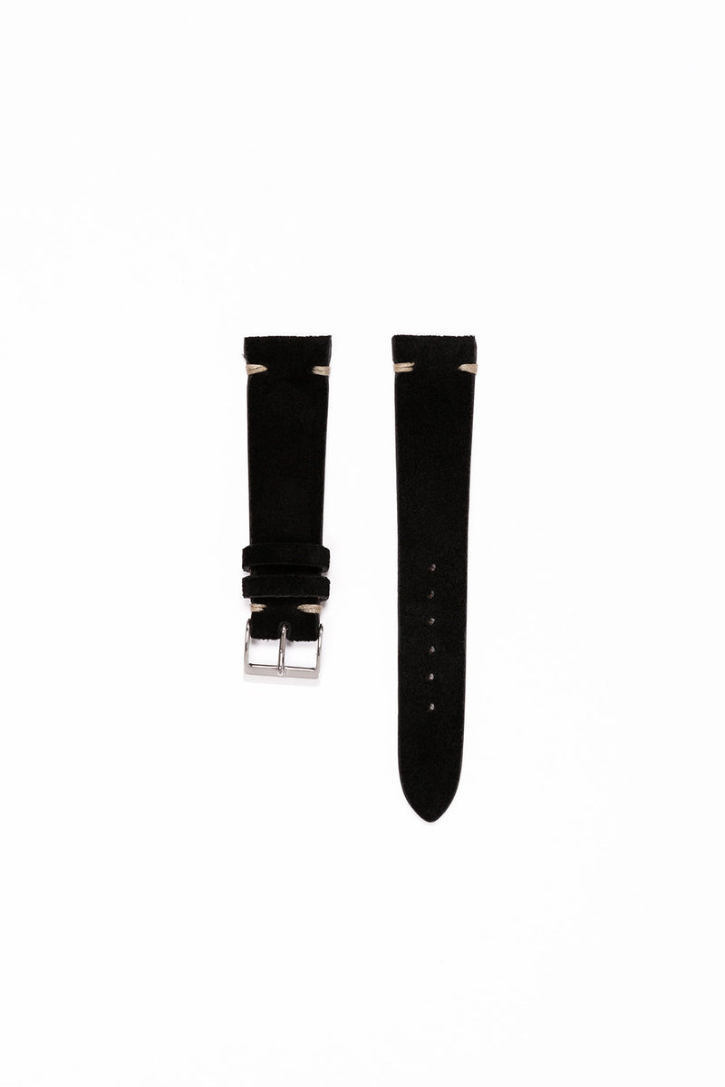 The Black Panther - Black Suede Watch Band
