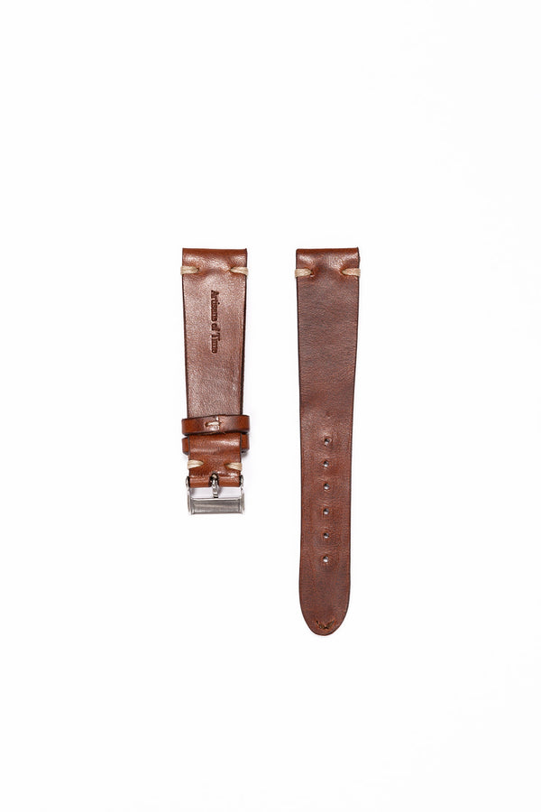 The Armagnac - Cognac Smooth Leather Watch Strap