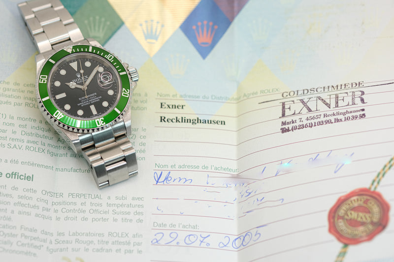 Rolex - Submariner Date Ref. 16610LV "KERMIT"